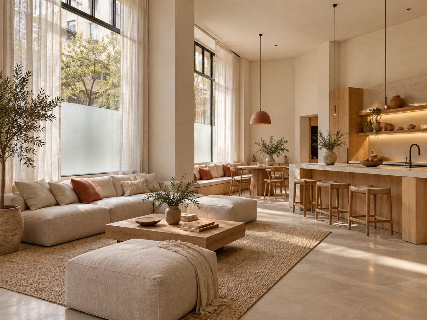 Cocina de la reforma Piso urbano: referencia de interior residencial